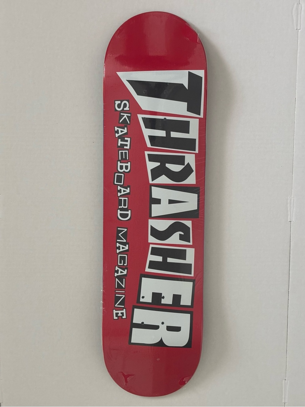Thrasher Red Deck with White & Black Logo